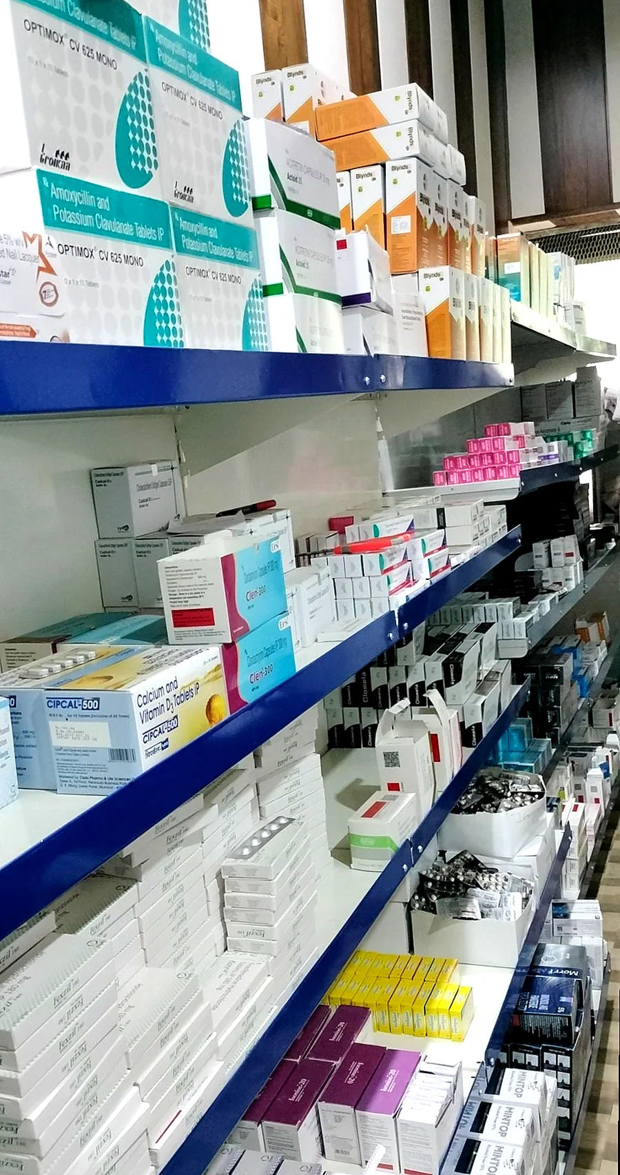 Pharmacy Stock Area — original clinic photograph, improved framing
