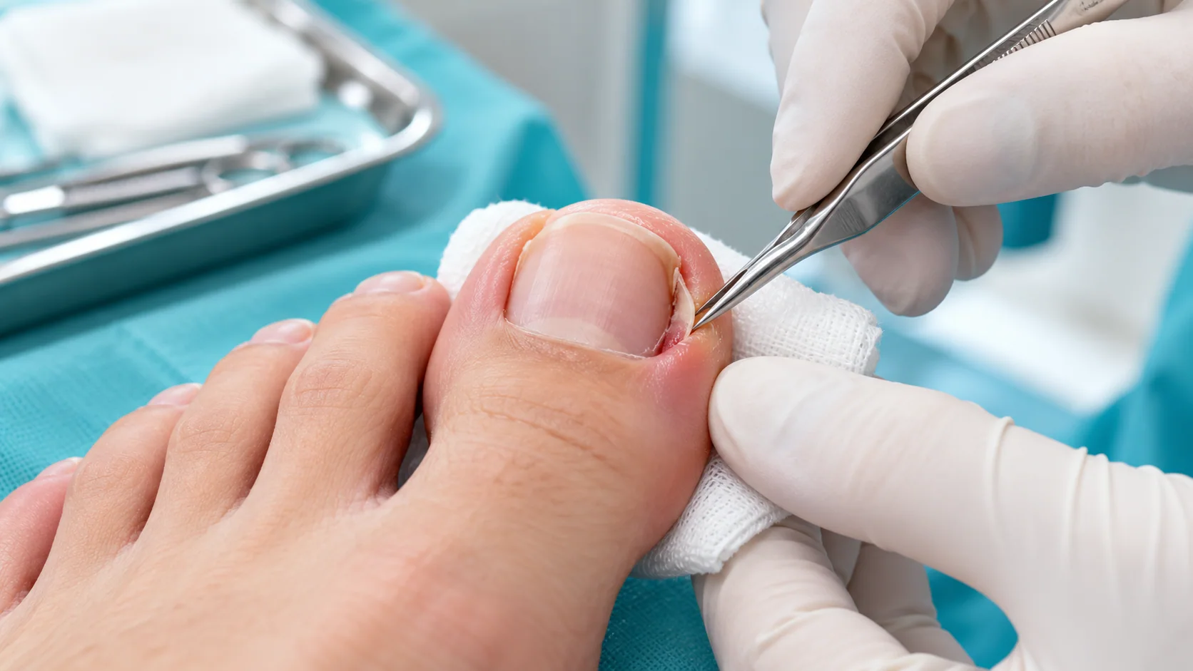 Ingrown toenail treatment procedure